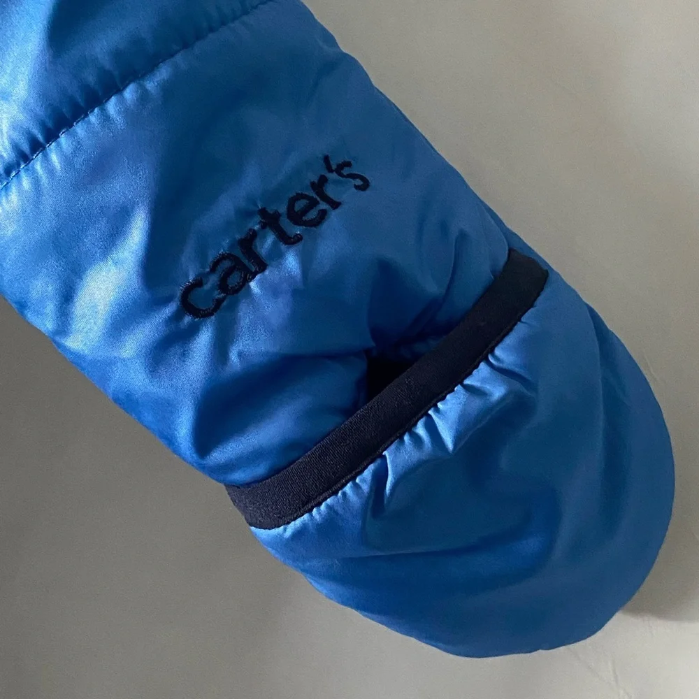 Carter's Bright Blue Puffer‎ Snowsuit